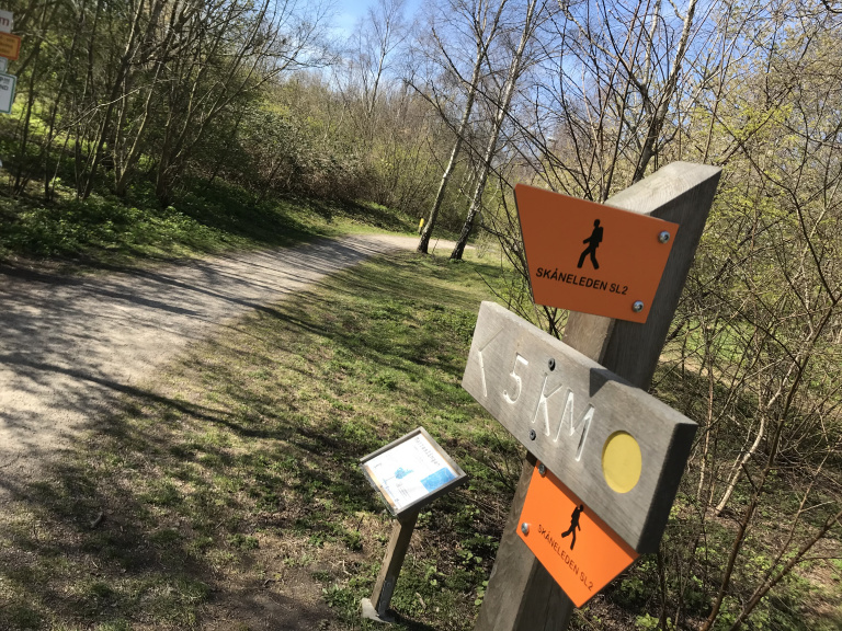 Markering för Skåneleden