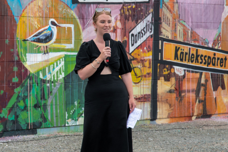 invigning jätteväggen, anna pauli, delprojektledare