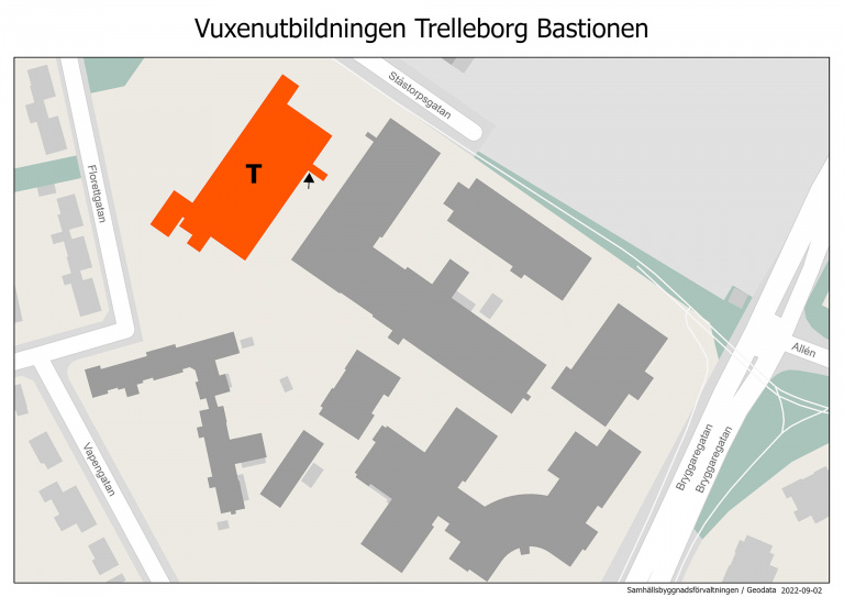 Bastionen vuxenutbildning karta