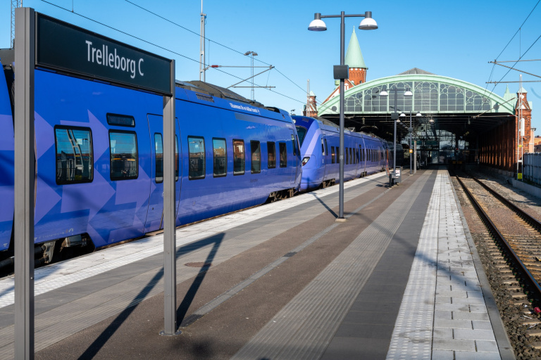 pågatåg på trelleborg c