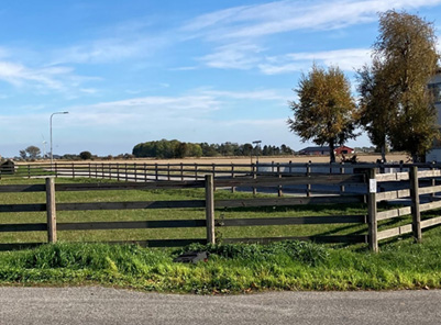 Klagstorp, landskap med staket