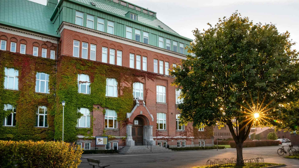 Byggnad på Söderslättsgymnasiet.