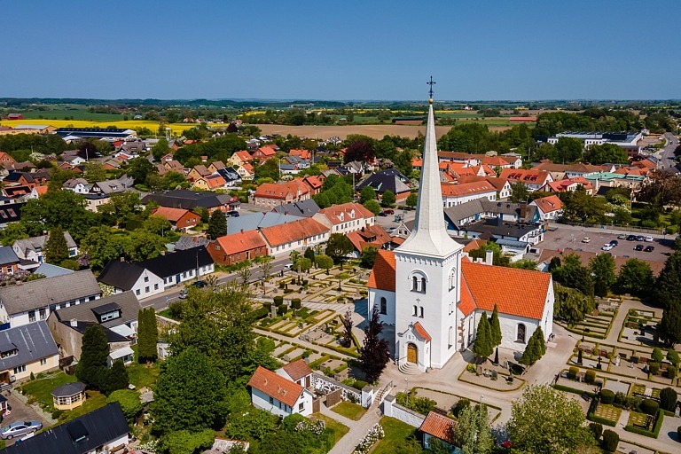 Drönarbild över Anderslöv.