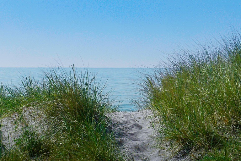 himmel hav strand klitter