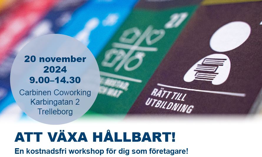 Att växa hållbart. Kostnadsfri workshop.