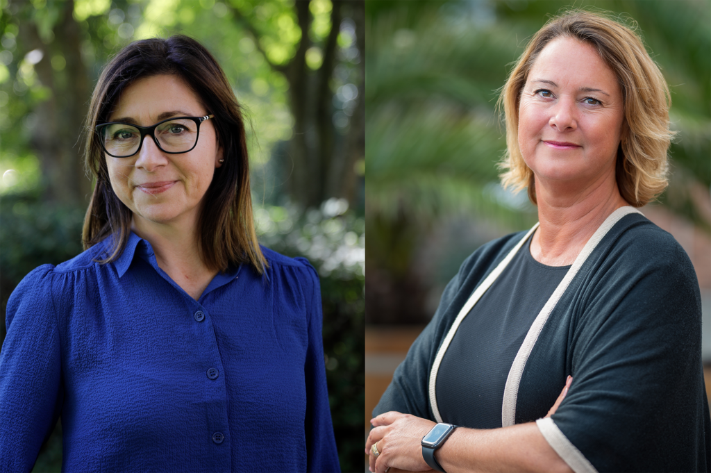 Anna Wildt-Persson och Gisela Öst