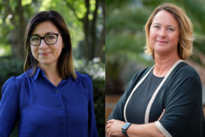 Anna Wildt-Persson och Gisela Öst