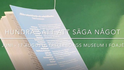 bok och text hundra sätt att säga något