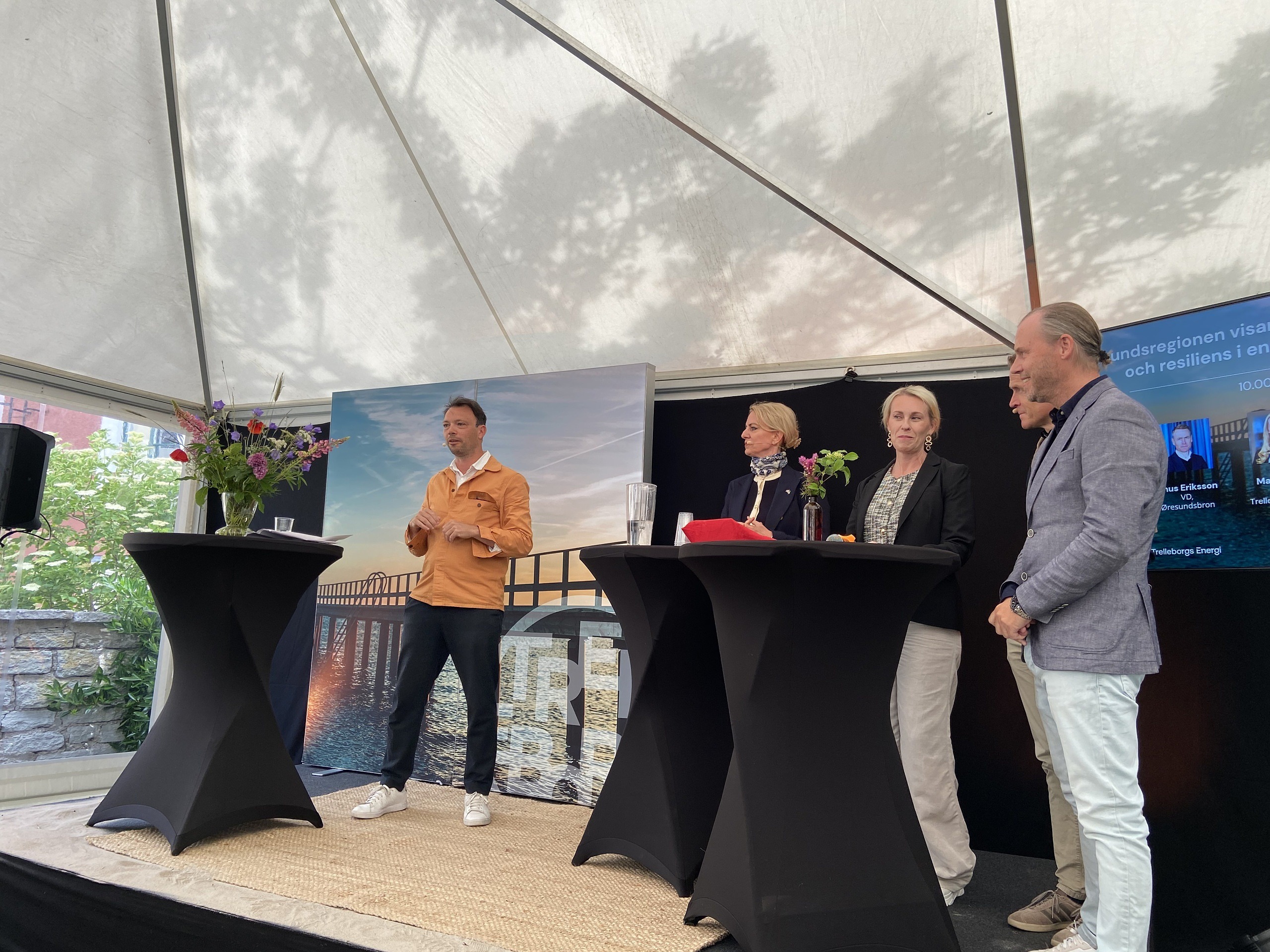 Foto från scenen