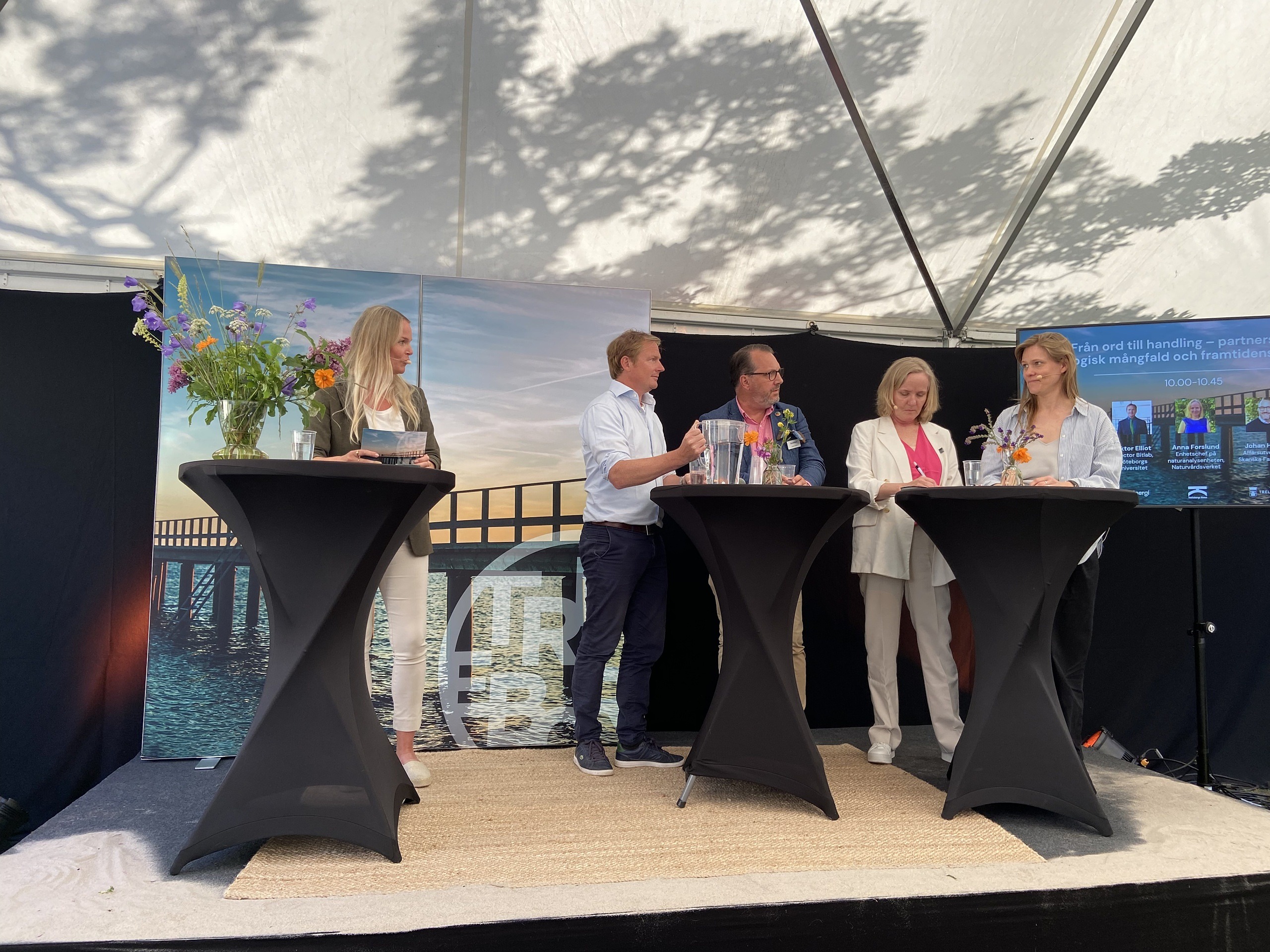 Foto från scenen
