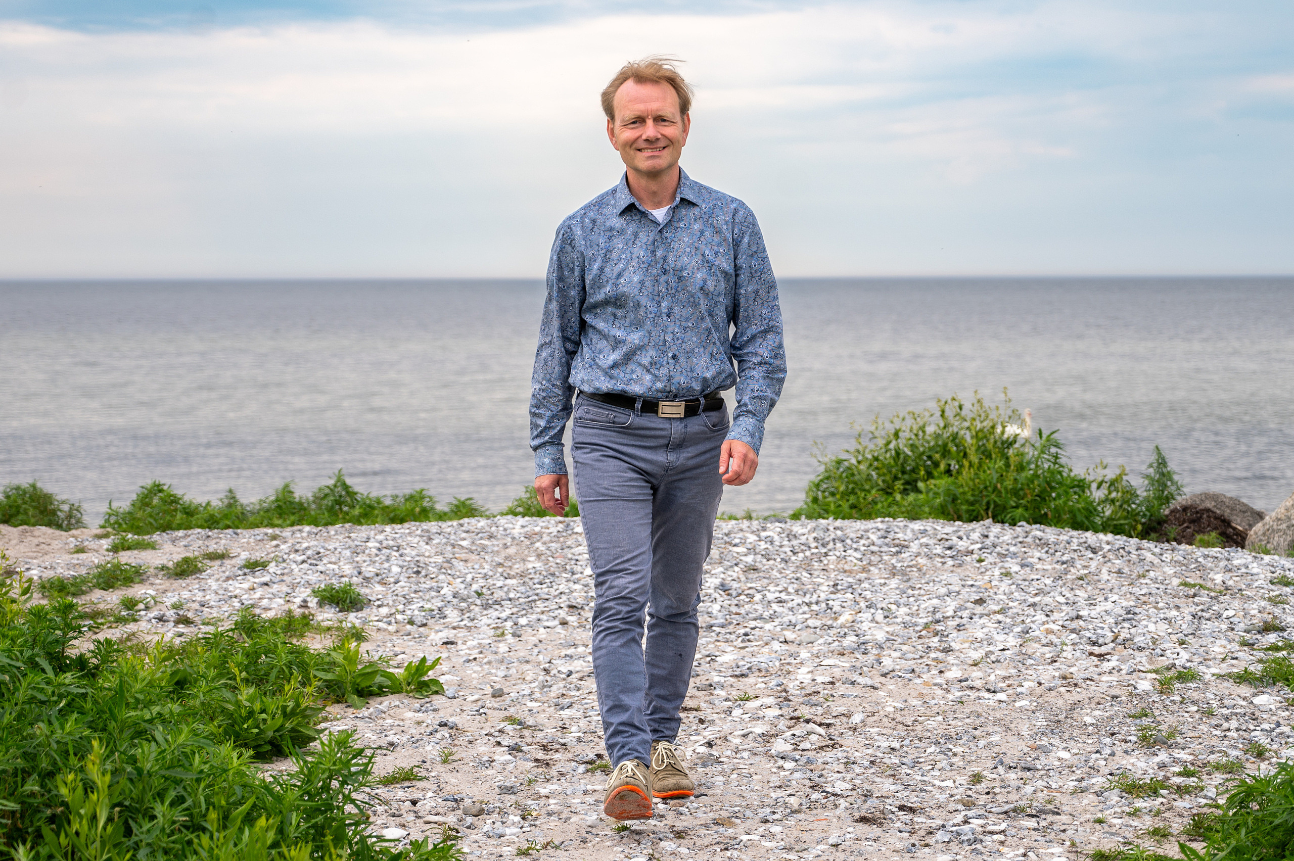 Foto Johannes Hagström på stranden